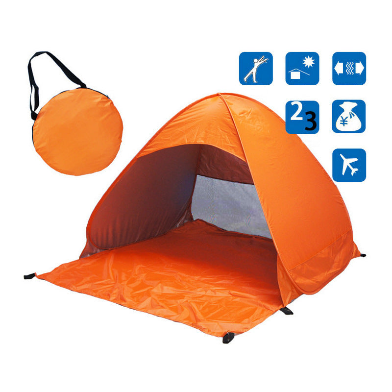 Tent Free To Build Camping Beach Sunscreen Tent Quick Outdoor Camping Tent