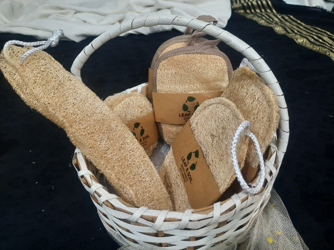 Deal 3: 2 Bathing, 2 Kitchen, 1 face pad set and 1 Long bar loofa Bunch