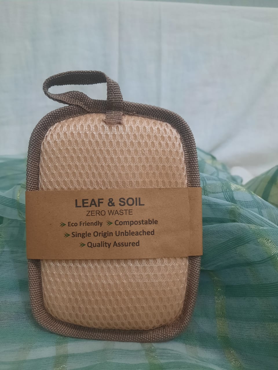 Natural Loofa For Bathing Rectangle Shape