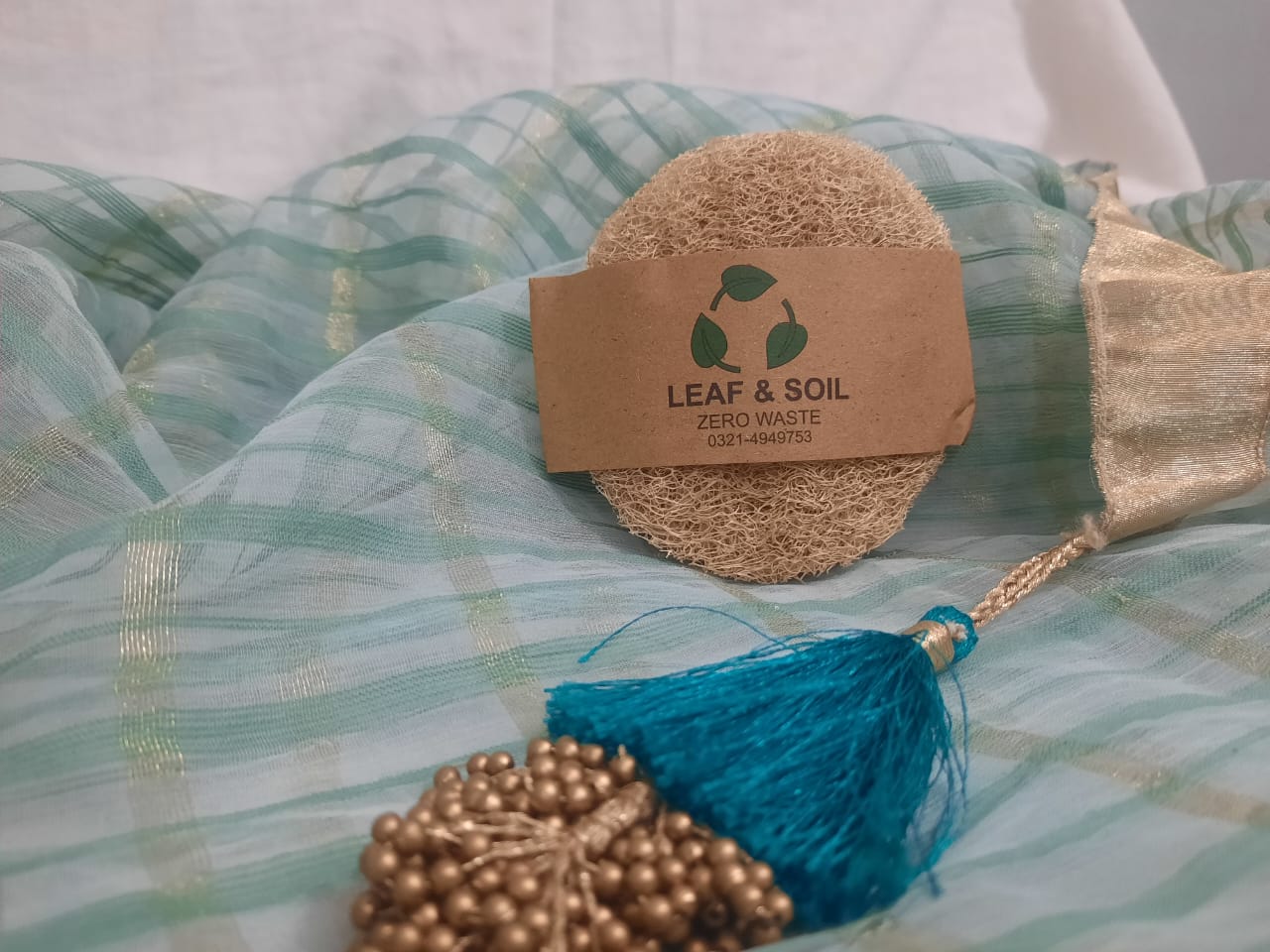 Natural Loofah Pads for Face, Hands & Feet (Raw)