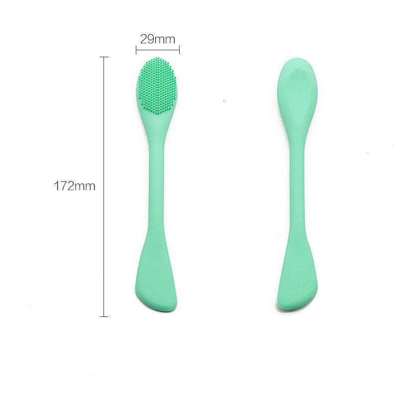 Silicone facial mask brush